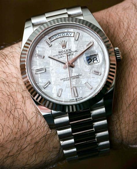 rolex day date clone|rolex day date 40mm price.